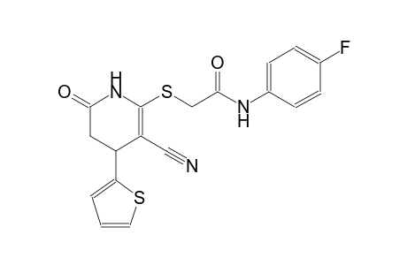 acetamide, 2-[[3-cyano-1,4,5,6-tetrahydro-6-oxo-4-(2-thienyl)-2-pyridinyl]thio]-N-(4-fluorophenyl)-