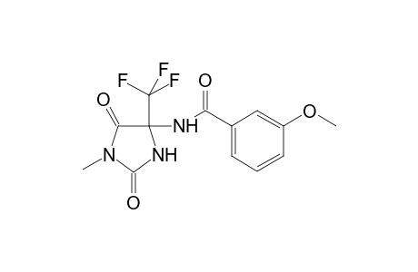 3-Methoxy-N-[1-methyl-2,5-dioxo-4-(trifluoromethyl)-4-imidazolidinyl]benzamide