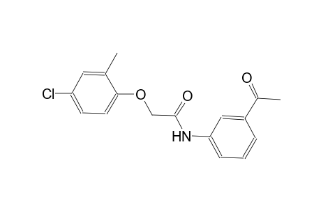 N-(3-acetylphenyl)-2-(4-chloro-2-methylphenoxy)acetamide