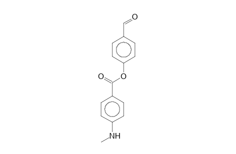 4-Methylaminobenzoic acid, 4-formylphenyl ester