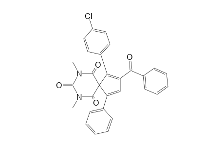 2-Benzoyl-7,9-dimethyl-1-(4-chlorophenyl)-4-phenyl-7,9-diazaspiro[4.5]deca-1,3-diene-6,8,10-trione