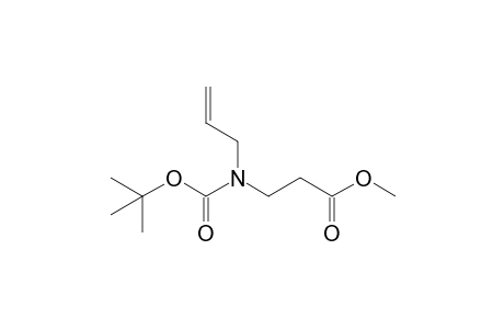 3-[[(2-methylpropan-2-yl)oxy-oxomethyl]-prop-2-enylamino]propanoic acid methyl ester