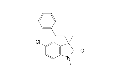 5-Chloro-1,3-dimethyl-3-phenethylindolin-2-one