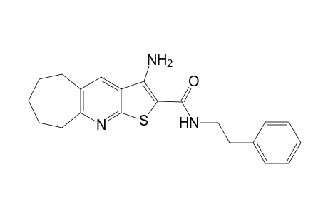 3-Amino-N-(2-phenylethyl)-6,7,8,9-tetrahydro-5H-cyclohepta[b]thieno[3,2-e]pyridine-2-carboxamide