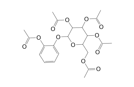 2-[(2,3,4,6-Tetra-O-acetylhexopyranosyl)oxy]phenyl acetate