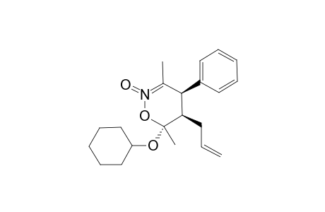 REL-(4R,5R,6R)-6-CYCLOHEXYLOXY-3,6-DIMETHYL-4-PHENYL-5-(2-PROPENYL)-5,6-DIHYDRO-4H-[1,2]-OXAZINE-2-OXIDE