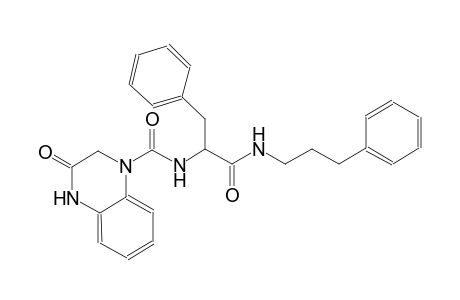 1(2H)-quinoxalinecarboxamide, 3,4-dihydro-3-oxo-N-[(1S)-2-oxo-1-(phenylmethyl)-2-[(3-phenylpropyl)amino]ethyl]-