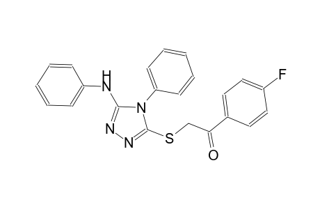 ethanone, 1-(4-fluorophenyl)-2-[[4-phenyl-5-(phenylamino)-4H-1,2,4-triazol-3-yl]thio]-