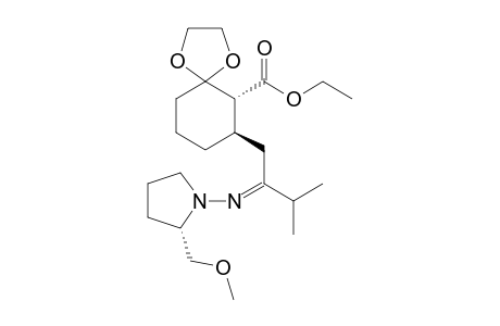 Ethyl (1R,6R)-2,2-Ethylenedioxy)-6-[2-[(2'S)-2'-(methoxymethyl)pyrrolidino]imino]-3-methylbutyl]cyclohexanecarboxylate