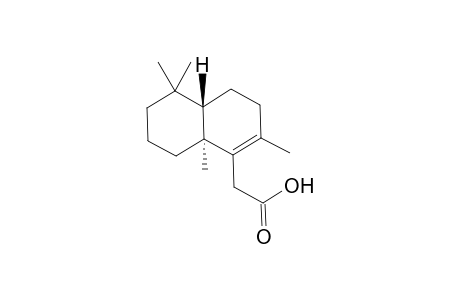 (+)-2-[(4aS,8aS)-3,4,4a,5,6,7,8,8a-Octahydro-2,5,5,8a-tetramethylnaphthalen-1-yl]acetic Acid
