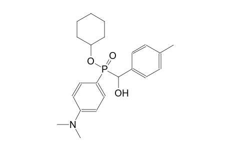 cyclohexyl 4-(dimethylamino)phenyl[hydroxy(4-methylphenyl)methyl]phosphinate