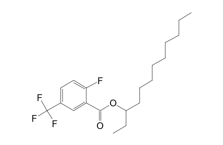 2-Fluoro-5-trifluoromethylbenzoic acid, 3-dodecyl ester