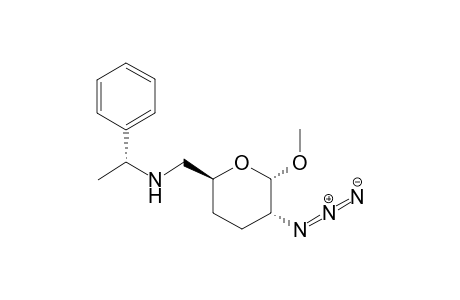(1R)-N-[[(2S,5R,6S)-5-azido-6-methoxy-2-oxanyl]methyl]-1-phenylethanamine