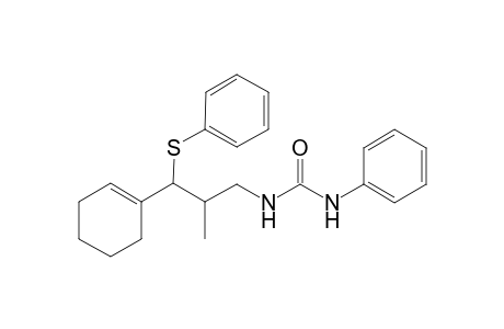 anti-(2RS,3RS)-N-[3-Phenylthio-3-cyclohexenyl-2-methyl)propyl]-N'-phenylurea