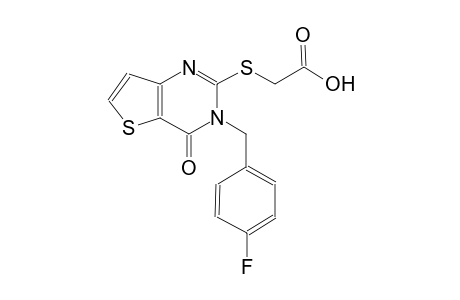 acetic acid, [[3-[(4-fluorophenyl)methyl]-3,4-dihydro-4-oxothieno[3,2-d]pyrimidin-2-yl]thio]-