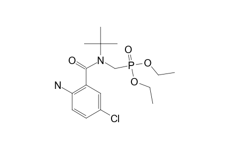 DIETHYL-[(2-AMINO-N-TERT.-BUTYL-5-CHLOROBENZAMIDO)-METHYL]-PHOSPHONATE