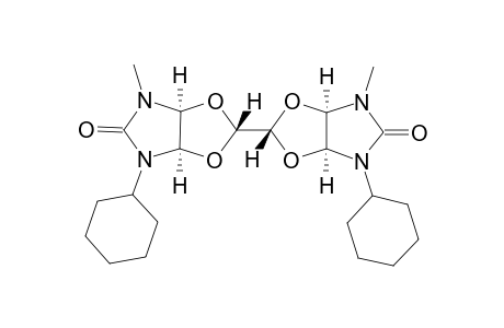 3,3'-BI-(6-CYCLOHEXYL-8-METHYL-2,4-DIOXA-6,8-DIAZABICYCLO-[3.3.0]-OCTAN-7-ONE