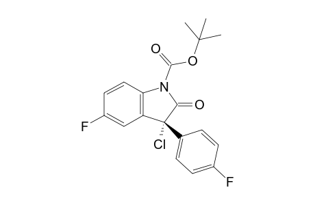 (R)-tert-Butyl 3-chloro-3-(4-fluorophenyl)-5-fluoro-2-oxoindoline-1-carboxylate