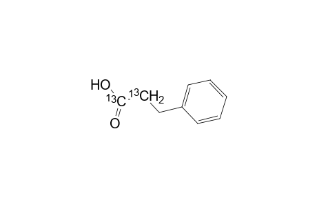 3-Phenyl-[1,2-13C2]propionic acid