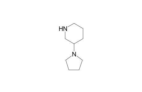 Azacyclohexane, 3-[1-pyrrolidyl]-