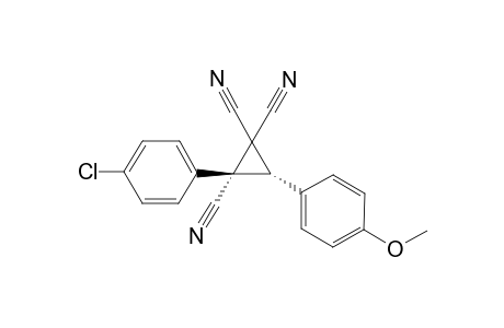 (2R,3R)-2-(4-Chlorophenyl)-3-(4-methoxyphenyl)cyclopropane-1,1,2tricarbonitrile