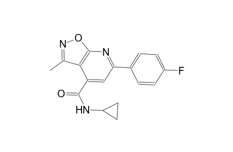 isoxazolo[5,4-b]pyridine-4-carboxamide, N-cyclopropyl-6-(4-fluorophenyl)-3-methyl-