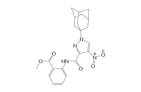 methyl 2-({[1-(1-adamantyl)-4-nitro-1H-pyrazol-3-yl]carbonyl}amino)benzoate