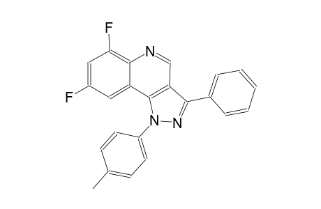 6,8-difluoro-1-(4-methylphenyl)-3-phenyl-1H-pyrazolo[4,3-c]quinoline