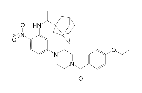 N-[1-(1-adamantyl)ethyl]-5-[4-(4-ethoxybenzoyl)-1-piperazinyl]-2-nitroaniline