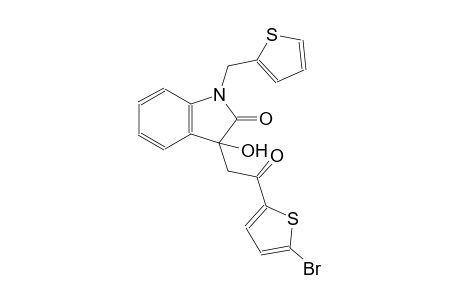 2H-indol-2-one, 3-[2-(5-bromo-2-thienyl)-2-oxoethyl]-1,3-dihydro-3-hydroxy-1-(2-thienylmethyl)-