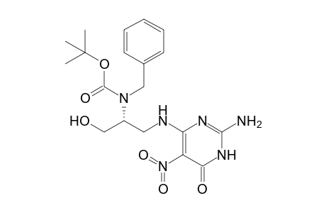 N-[(1R)-1-[[(2-amino-4-keto-5-nitro-1H-pyrimidin-6-yl)amino]methyl]-2-hydroxy-ethyl]-N-benzyl-carbamic acid tert-butyl ester