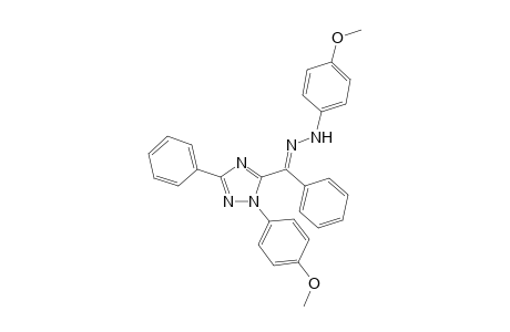 3-(p-Methoxyphenyl)-5-phenyl-2-[(.alpha.-p-methoxyphenylhydrazino)benzylidene]-1,3,4-triazole