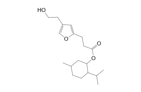5-[2-(2-Hydroxyethyl)furan-2-yl]propionic Acid 2-Isopropyl-5-methylcyclohexyl Ester