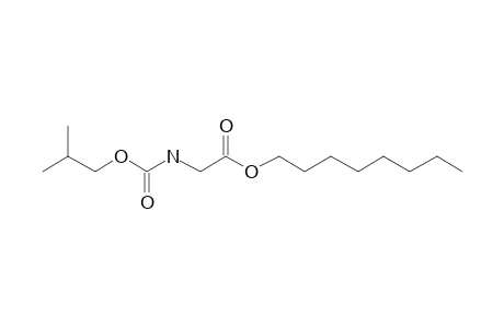 Glycine, N-isobutoxycarbonyl-, octyl ester