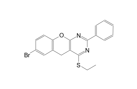 5H-[1]benzopyrano[2,3-d]pyrimidine, 7-bromo-4-(ethylthio)-2-phenyl-