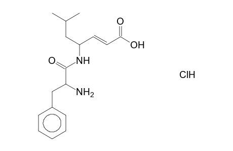 2-(E)-HEPTENOIC ACID, (4S)-4-[((S)-PHENYLALANYL)AMINO]-6-METHYL-, HYDROCHLORIDE (L-PHE-L-DHSOH.HCL)