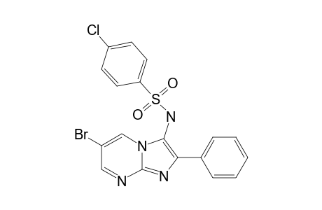 N-(6-BROMO-2-PHENYL-IMIDAZO-[1,2-ALPHA]-PYRIMIDIN-3-YL)-4-CHLORO-BENZENESULFONAMIDE