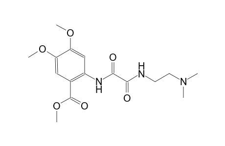 benzoic acid, 2-[[2-[[2-(dimethylamino)ethyl]amino]-1,2-dioxoethyl]amino]-4,5-dimethoxy-, methyl ester