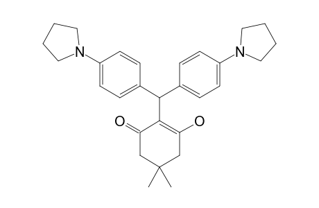 2-(BIS-(4-PYRROLIDINOPHENYL)-METHYL)-3-HYDROXY-5,5-DIMETHYLCYCLOHEX-2-ENONE