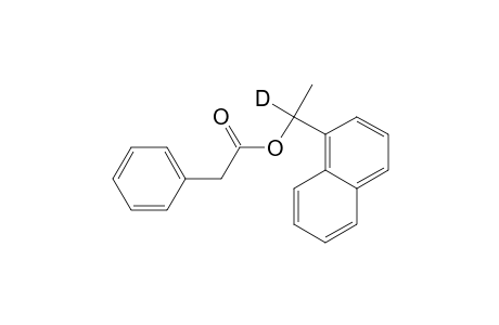 .alpha.-Methyl-.alpha.-deuterio-1-naphthalenylmethyl phenylacetate