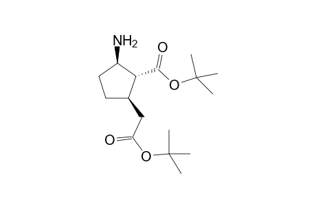 Di-(t-Butyl) (1R,2R,5R)-2-amino-5-(carboxymethyl)cyclopentane-1-carboxylate