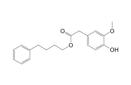 4-Phenylbutyl-2-(4-hydroxy-3-methoxy-phenyl)acetate