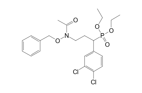 DIETHYL-3-(N-(BENZYLOXY)-ACETAMIDO)-1-(3,4-DICHLOROPHENYL)-PROPYLPHOSPHONATE
