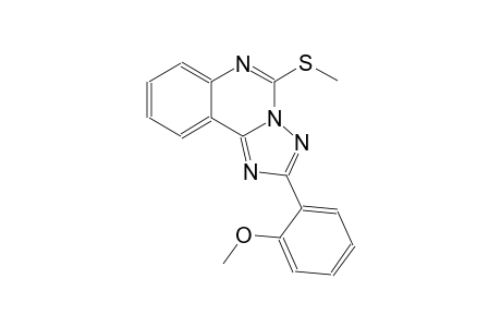 [1,2,4]triazolo[1,5-c]quinazoline, 2-(2-methoxyphenyl)-5-(methylthio)-