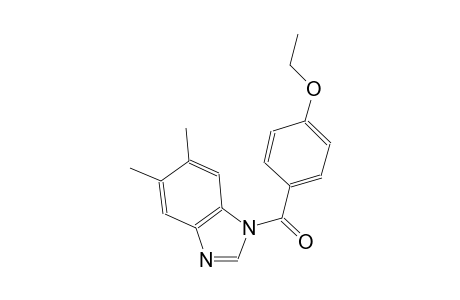 1-(4-ethoxybenzoyl)-5,6-dimethyl-1H-benzimidazole