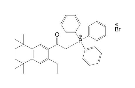 {[3-ethyl-5,6,7,8-tetrahydro-5,5,8,8-tetramethyl-2-naphthyl)carbonyl]methyl}triphenylphosphonium bromide