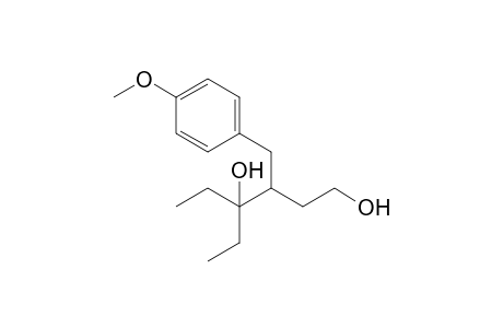 4-(4-Methoxybenzyl)-3-ethylhexan-3,6-diol