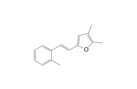 trans-2,3-dimethyl-5-(2-o-tolylvinyl)furan