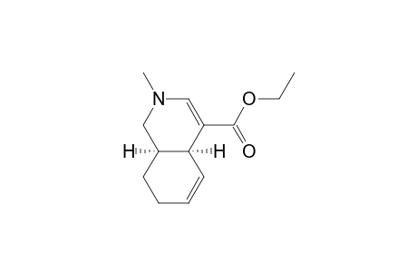 4-Isoquinolinecarboxylic acid, 1,2,4a,7,8,8a-hexahydro-2-methyl-, ethyl ester, cis-(.+-.)-