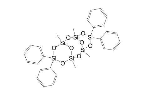 anti-1,3,7,9-Tetramethyl-5,5,11,11-tetraphenyltricyclo[7.3.1.1(3,7)]hexasiloxane